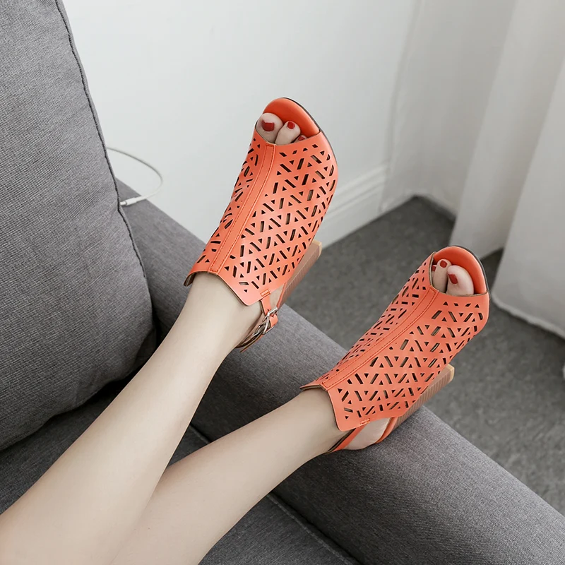 Женские босоножки на высоком каблуке, босоножки в римском стиле, Новинка лета 2021