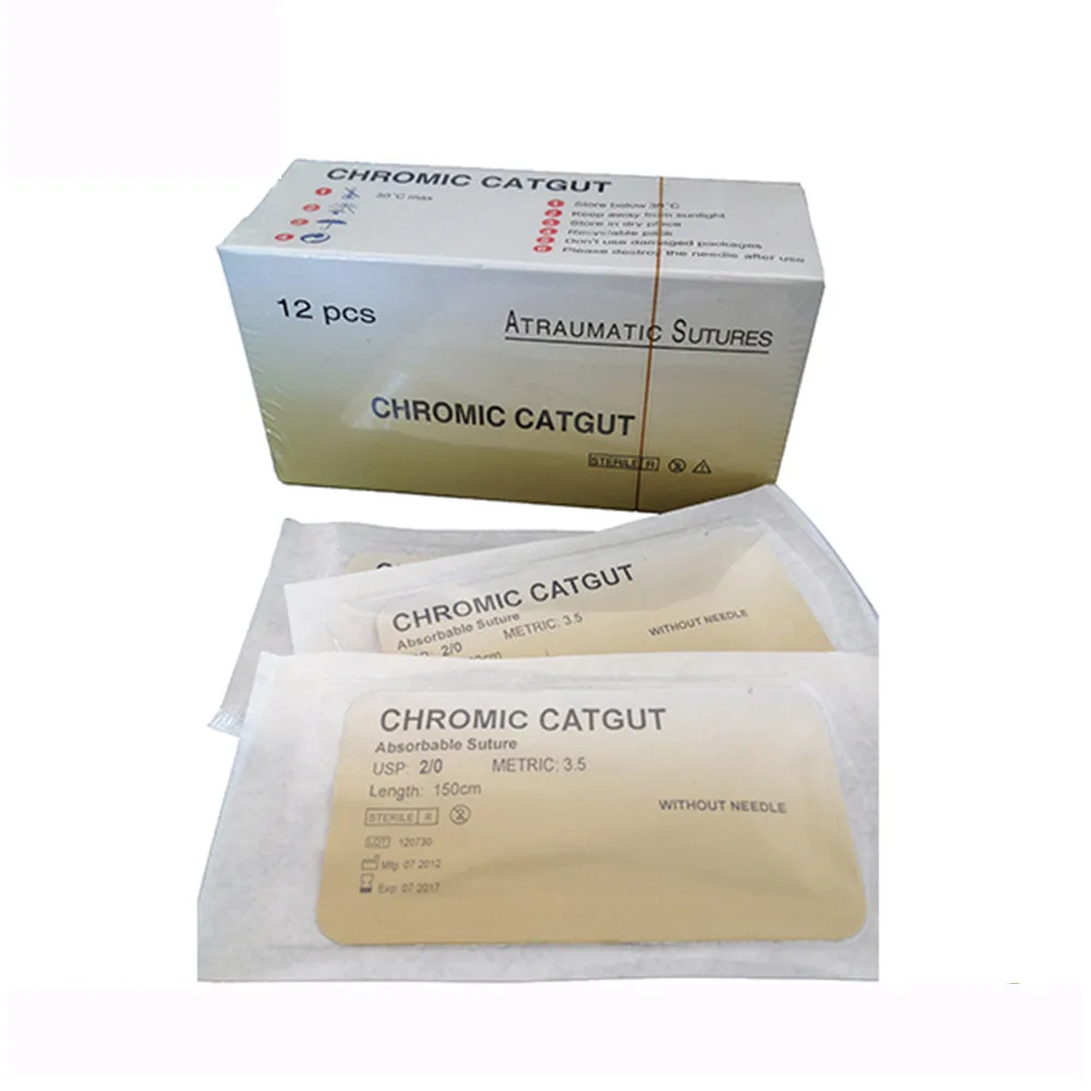 High quality brown chromic catgut suture