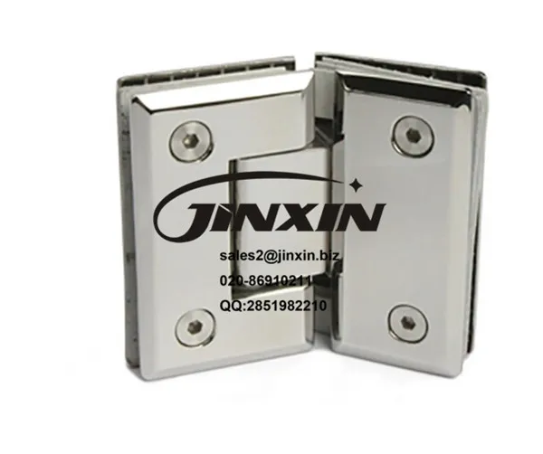 
JINXIN stainless steel 90 degree glass clamp hinge for frameless shower glass door <span style=