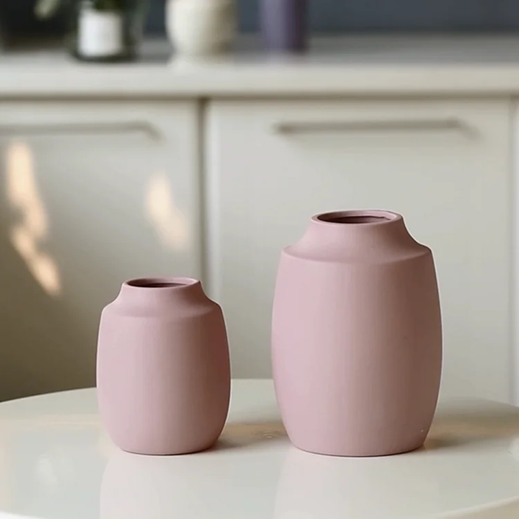 Главная Отель партия свадебный Декор Пользовательские цвет матовой керамической икебана ваза для цветов