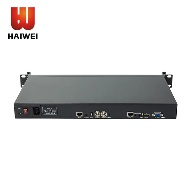 Haiwei hd/vga/cvbs/ypbpr/sdi encoder cable tv digital hdmi to ip encoder iptv