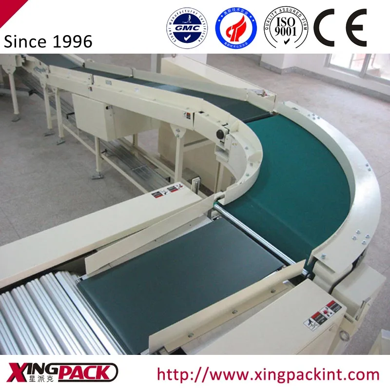 
assembly line loading & transporting PVC belt conveyor 