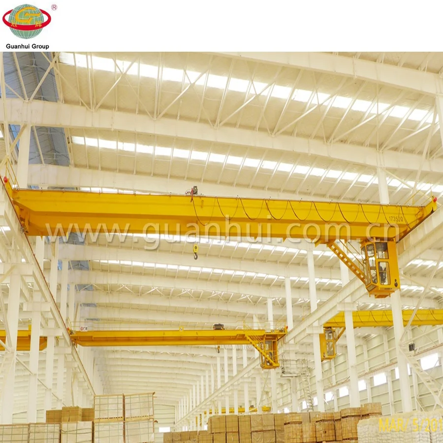 
electric production workshop overhead crane with hoist 