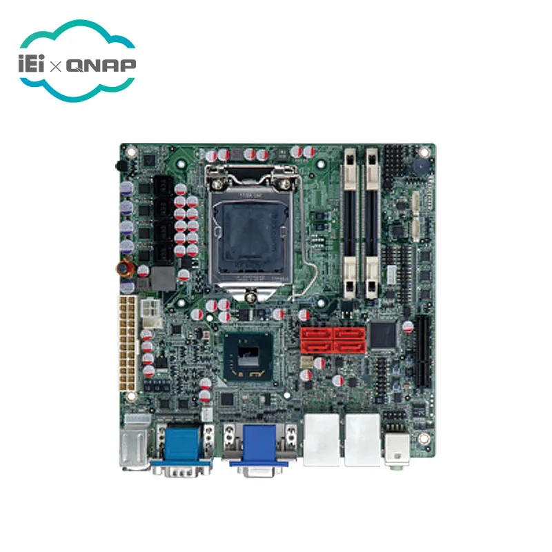 IEI KINO-AH612-R10 двухъядерный ddr3 Материнская плата поддерживает LGA1155 Intel core i7/i5/i3 ЦП и DDR3