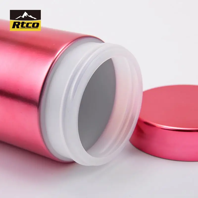  RTCO BPA бесплатно розовый витамин 16 oz пластиковые банки пустая бутылка для упаковки Сывороточного Белка