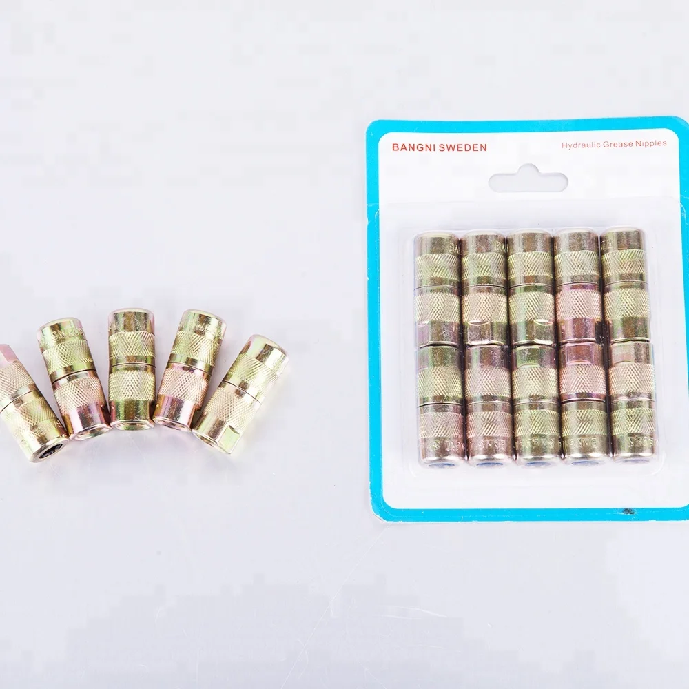 New Stainless Steel Standard Grease Nipple Connecting grouting machine with injection packer