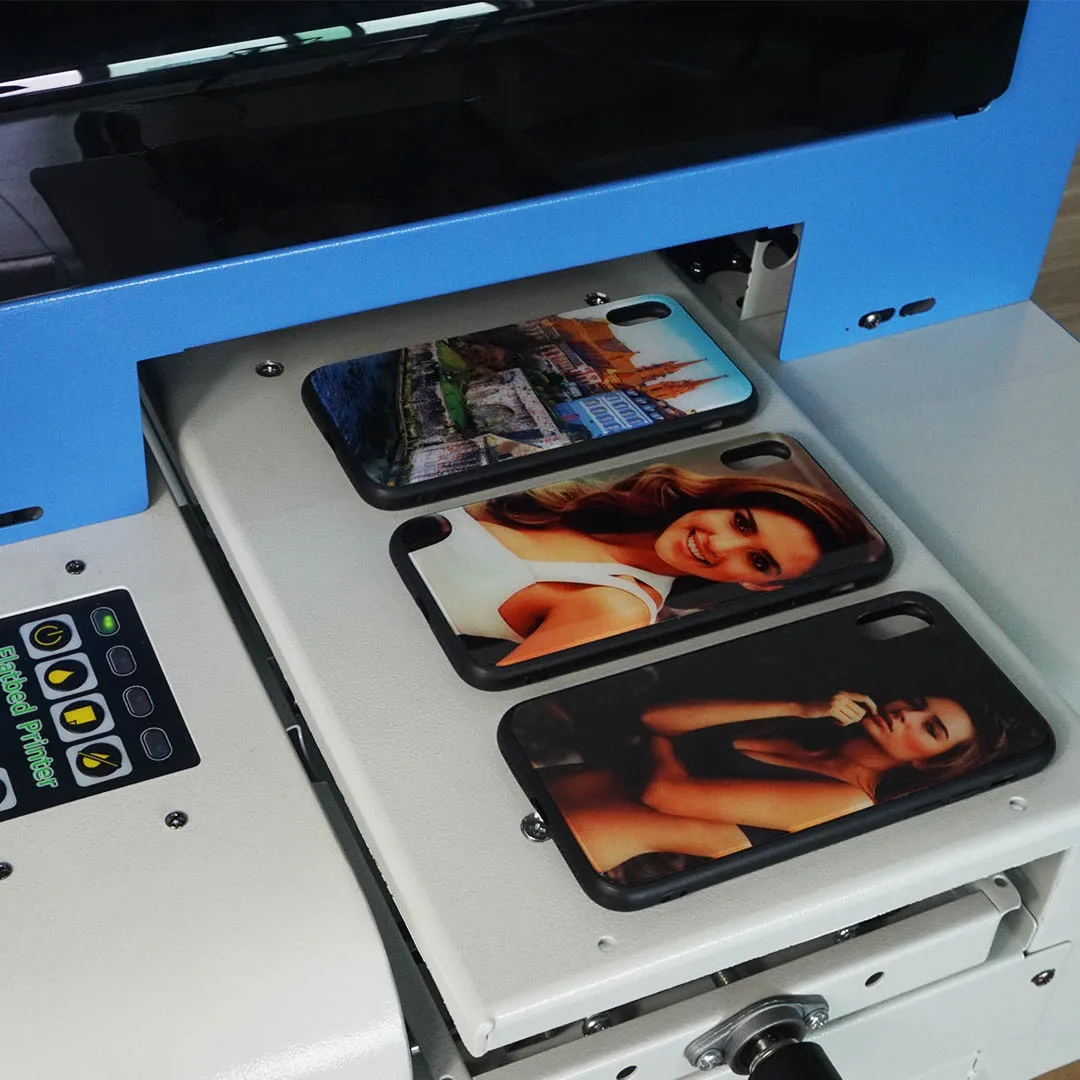 
Small inkjet a4 size silicone tpu phone case uv printer 