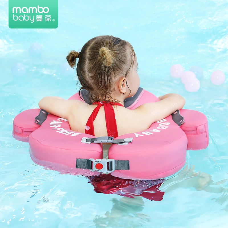Mambobaby non-inflatable waist baby float swimming ring  not inflatable floats pool floating for infant kids children