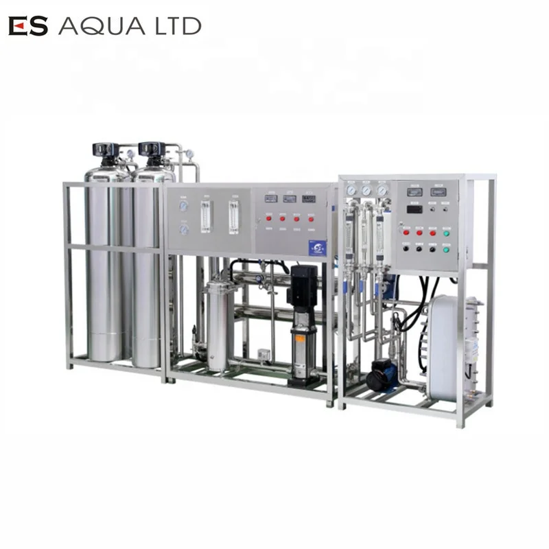 Двухступенчатая система очистки воды RO 2000LPH/машина для очистки минеральной воды/машина для очистки питьевой воды RO