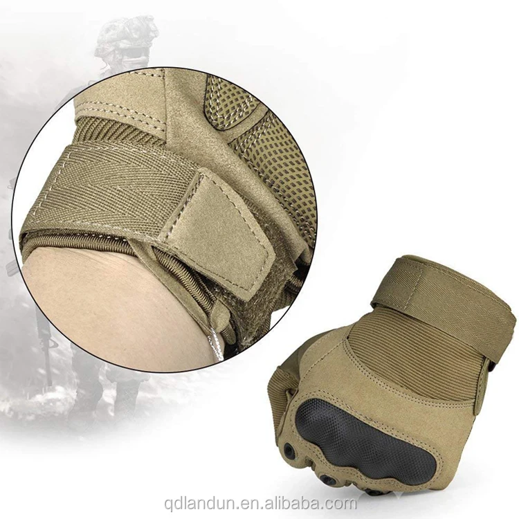 Best Black Full Finger Lightweight Military Tactical Gloves For Army