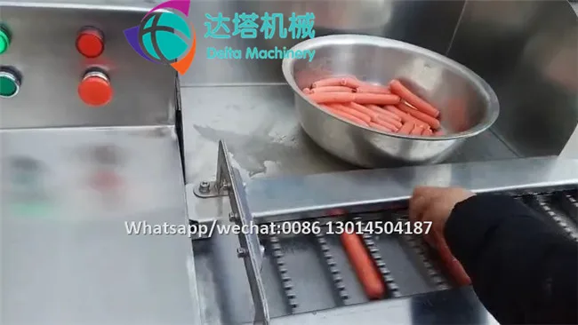 Professional Flower shape sausage cutting machine sausage roll cutter machine