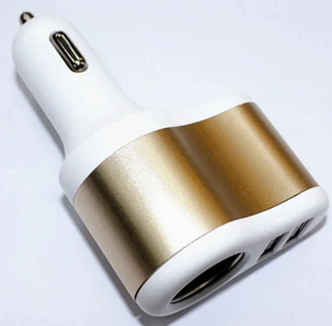 5V 2.1A 2 Port Dual USB Car Charger Adapter with Car Lighter Slot