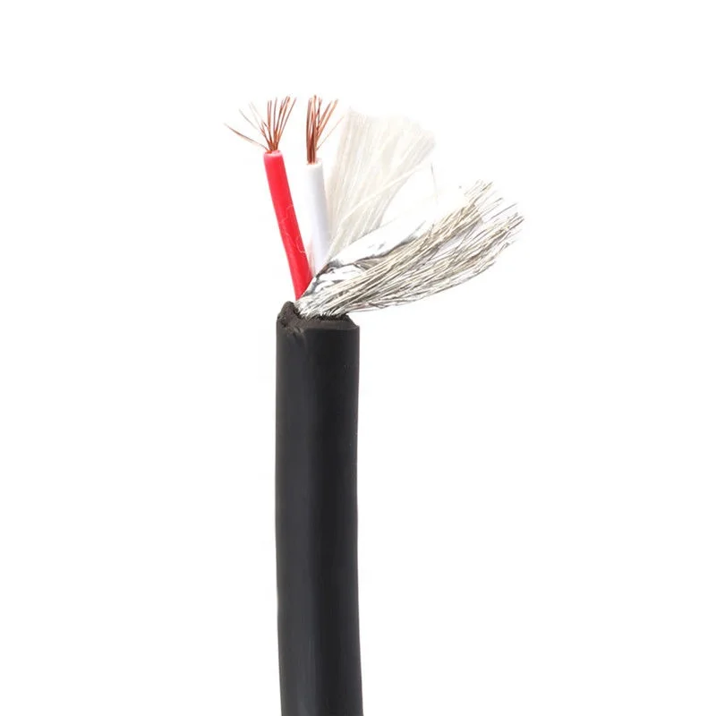 Flexible Low Noise Microphone Cable With Environmental PVC Under ROHS Requirement