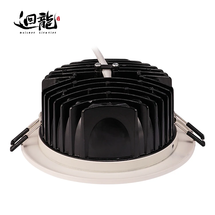 
Downlight round super slim aluminum led part flat narrow beam frame ceiling dimmable surface mounted wholesale 