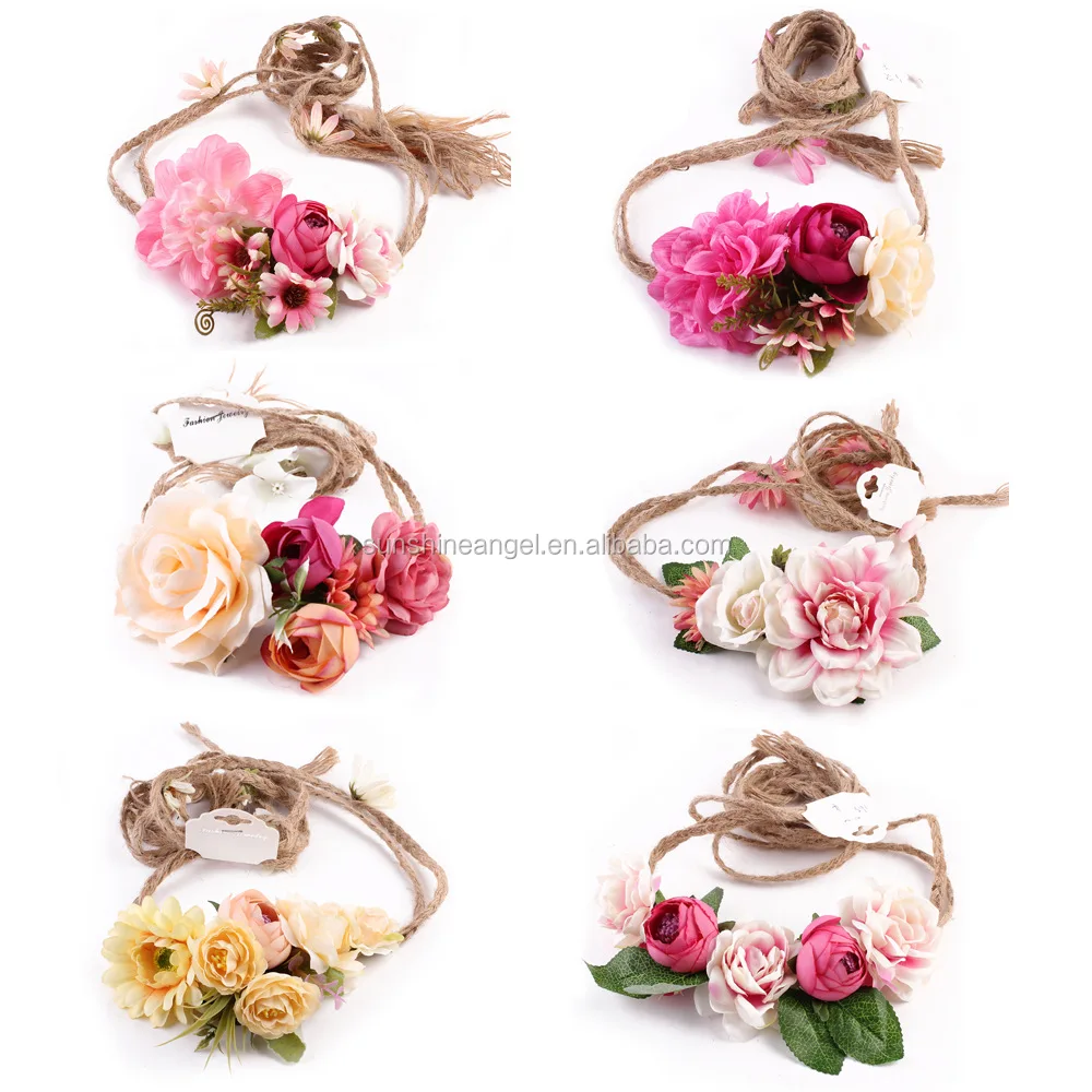 
New Beach Wedding Photography Flower Bride Hair Accessories 