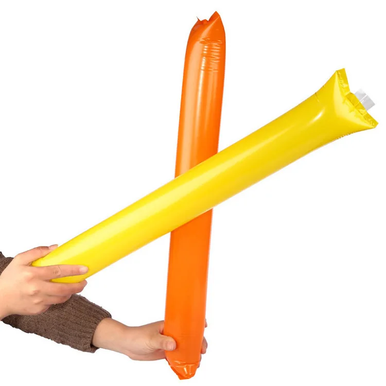 
Inflatable Balloon Stick Clappers, Logo Printed Inflatable Noise Sticks 