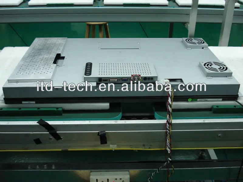 32 inch high brightness open frame lcd monitor with AR glass for outside kiosk/advertising