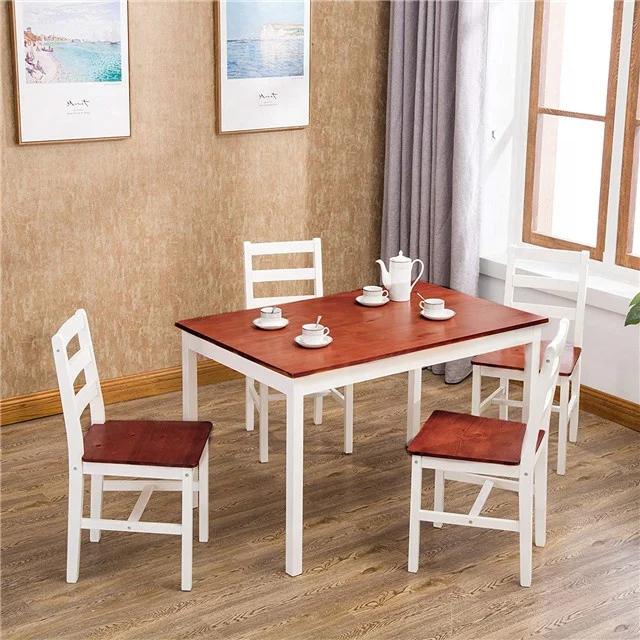 Hot Sale ECo-Friendly Modern Style Kitchen Dining Room Furniture Dining Table with Chairs