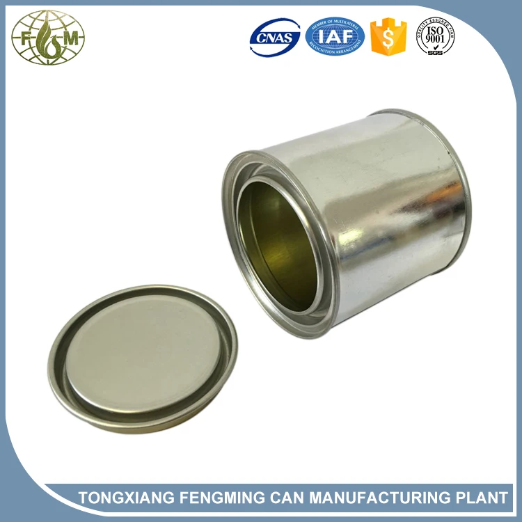 empty 250ml tin can price, water based paint packing