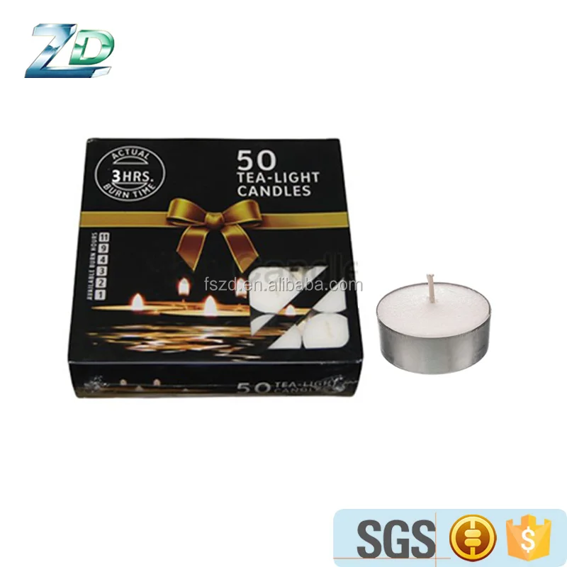 Wholesale market scented cheap white candle tealight
