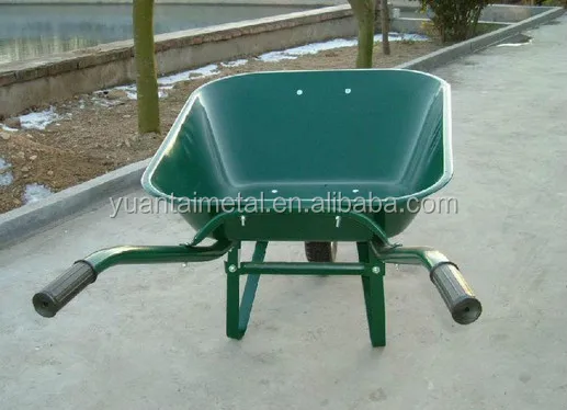 Qingdao cheap Heavy duty 150kg 65L garden wheelbarrow manufacture WB6201
