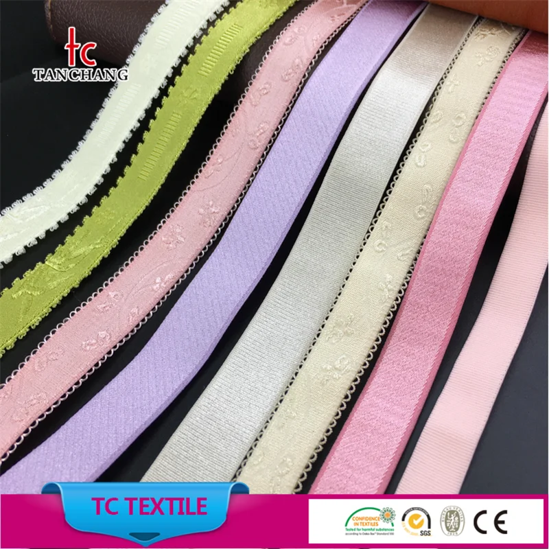 wholesale double sides velvet elastic strap plush elastic shoulder straps for clothing TC77