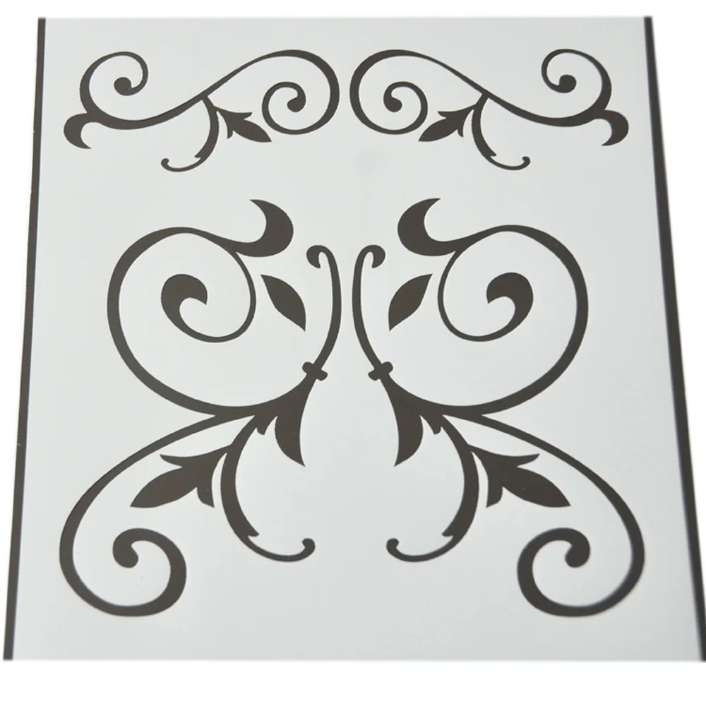 New design customized China white PP Wall Stencil