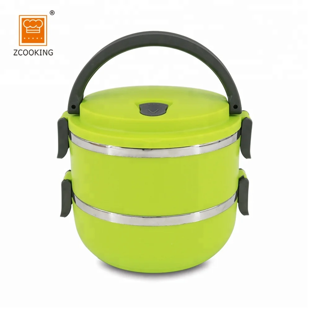 Promotional 2 Layers Stainless Steel Food Container Bento Box Lunch