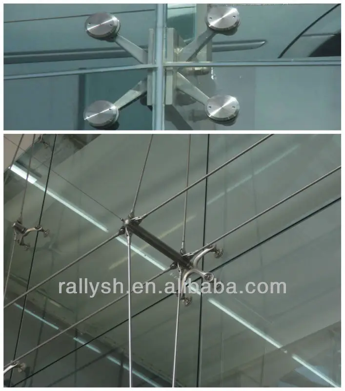 Glass spider system for glass curtain wall
