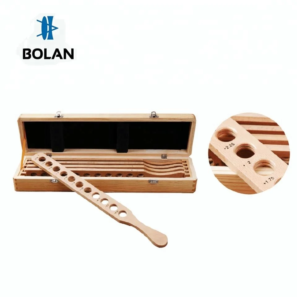 optical ophthalmic wooden Retinoscopy Racket set