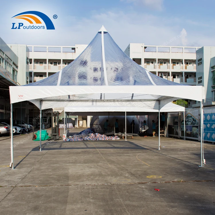 Easy Set Up 20x20 aluminum frame Keder track Alpine tent Pinnacle Patio tent for Outdoors wedding event