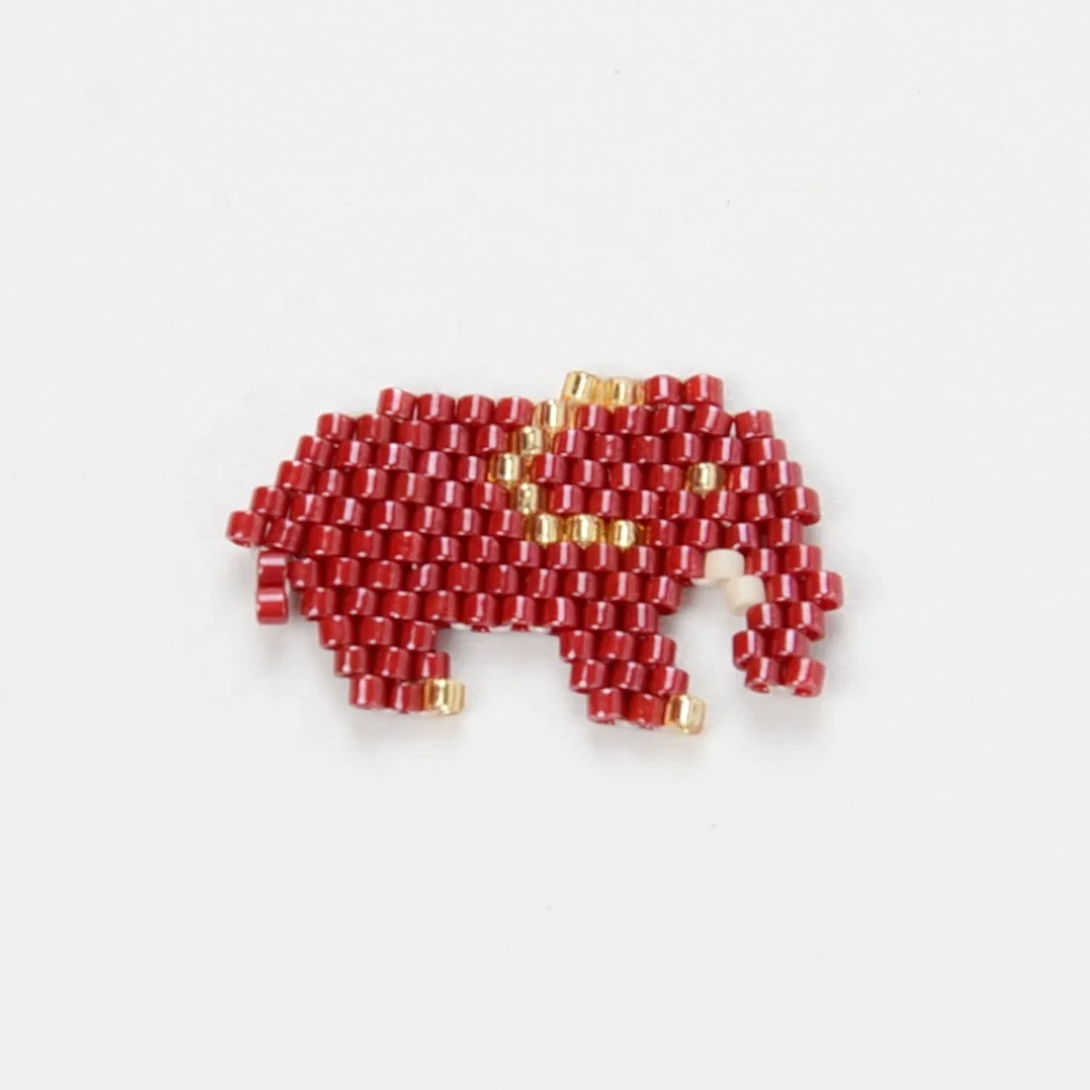 Moyamiya wholesale handmade jewelry delica beads elephant miyuki pendant charms Chinese online markets