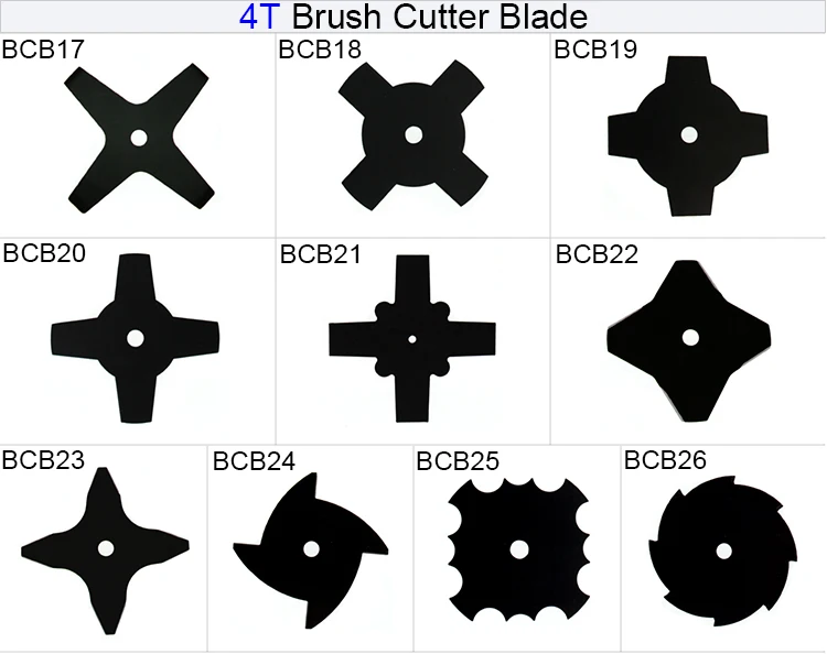 2T триммер для травы из углеродистой стали, лезвие для стрижки травы-BCB01
