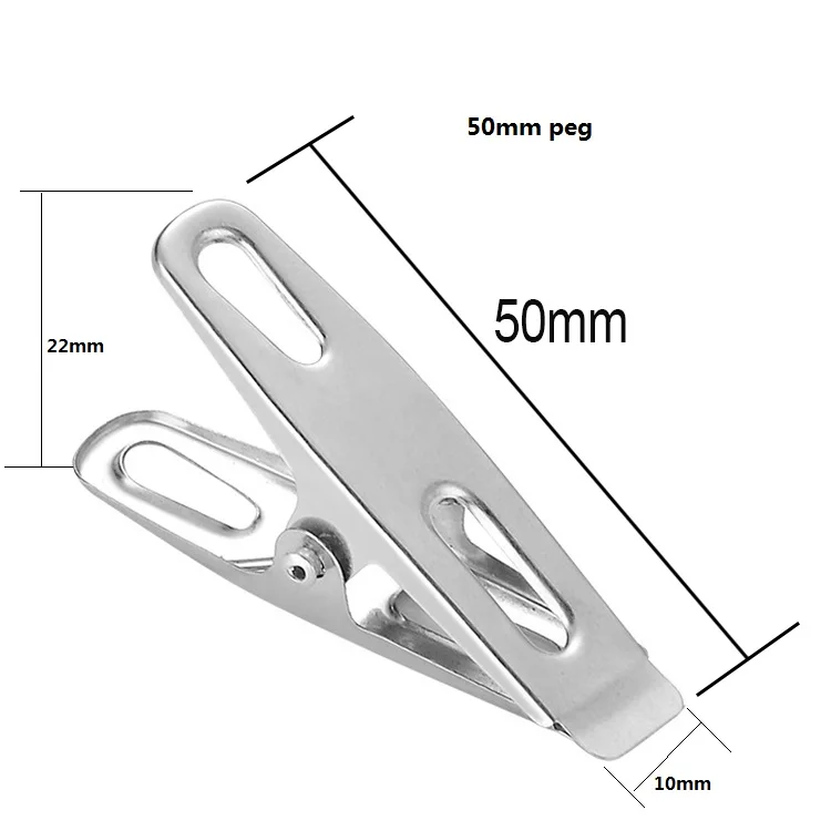 Поставка прищепок для одежды из нержавеющей стали, маленькие прищепки для носков, брюк, нижнего белья