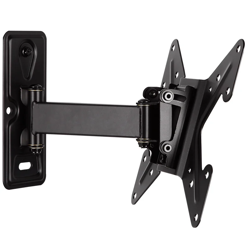 
Swing Arm Lcd Articulating Tv Bracket 26-42 Inch Mounting Dream 5 Years +90°/-90° 200x200mm +5°/-15° 56-214mm 66lbs (30kg) Black 