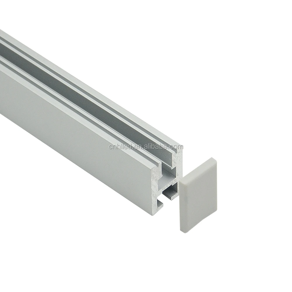 Linear aluminum led profile with glass for guide lighting effect aluminium channel for led strip lighting led channel diffuser