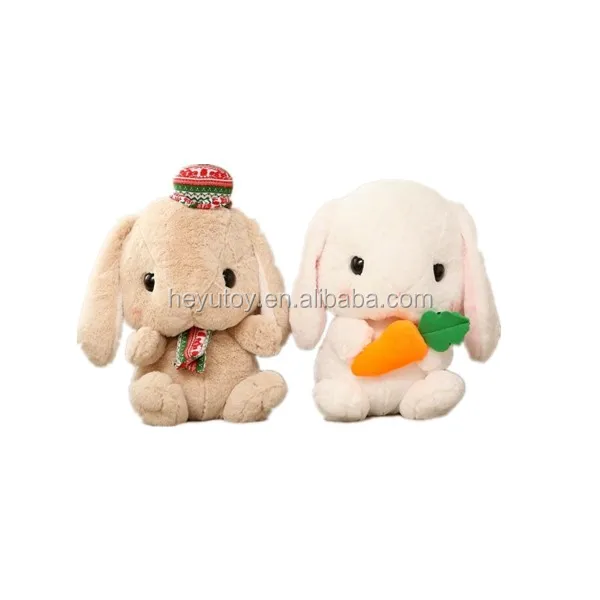 Wholesale browen dog rope plush toy with bow/lifelike 10cm pokemon dog toy