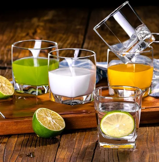 Haonai wholesale borosilicate material drinking glass set