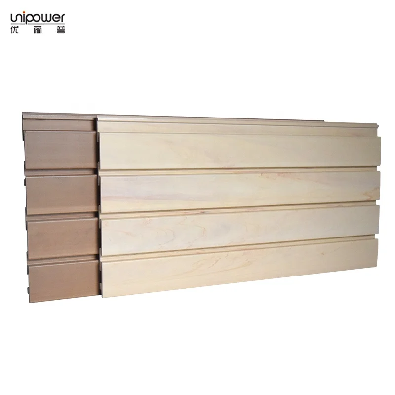 Unipower  Product 4pcs 8ft x 1ft Foot Slatwall 32 Square Feet Organizer Kit Interlocking Grey Slatwall Panels