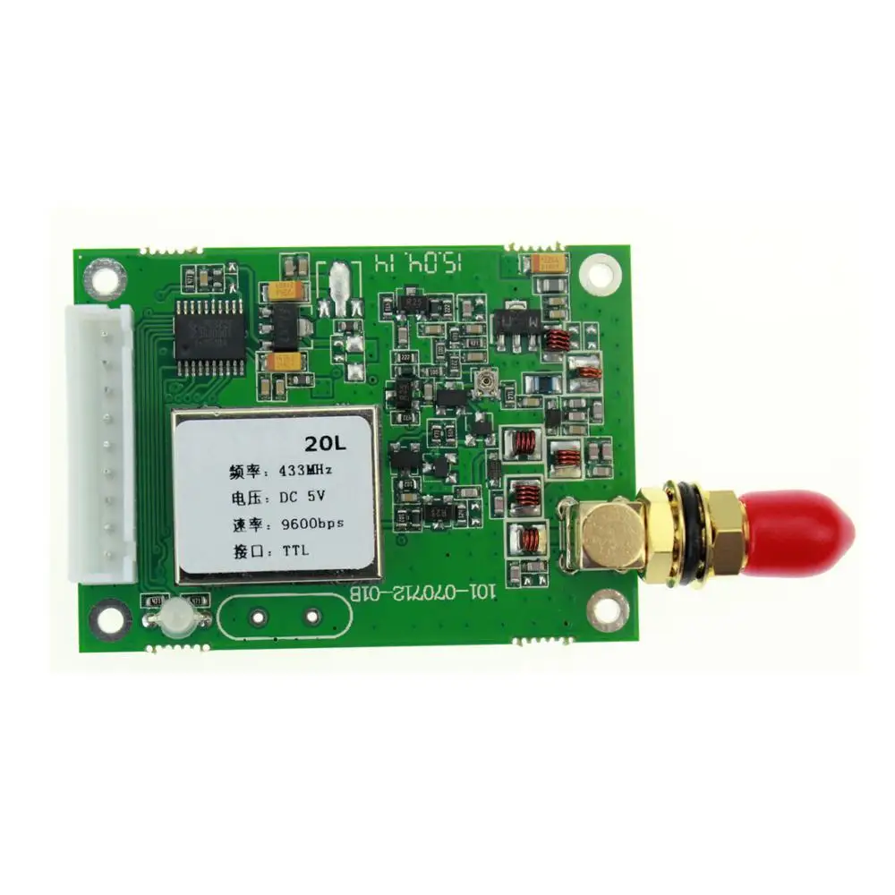 3km 1W 30dBm 433/868/915Mhz RF Wireless Data Transceiver Module, RS232/485/TTL USB CC1020 GFSK Data Radio TX and RX RF Module