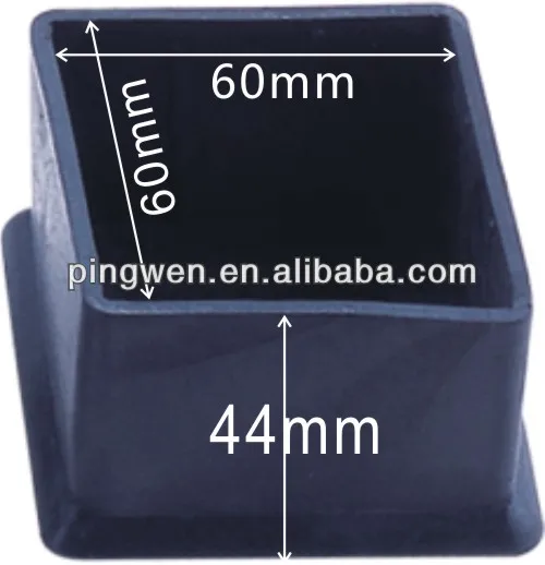60*60mm small plastic bushings for square tube