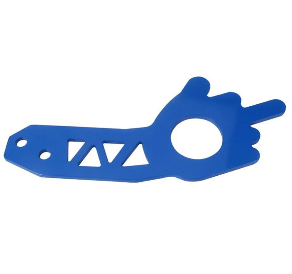 Car Refit Racing Universal Middle Finger Personality Rear Trailer Hook Traction Aluminum Alloy Tail