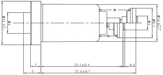 Gas geyser magnet valve magnetic core