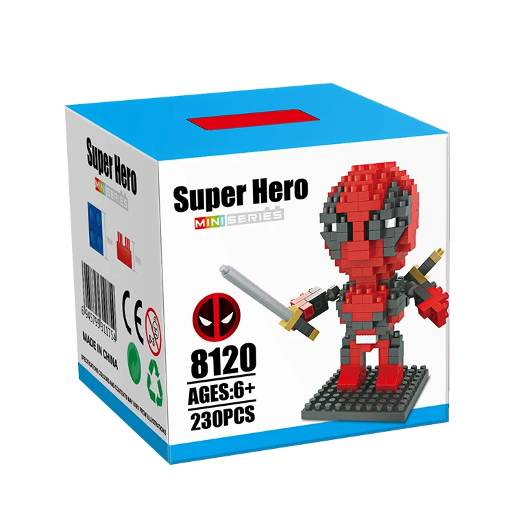 HSANHE hot selling 230pcs nano funny construction building block toy for babies