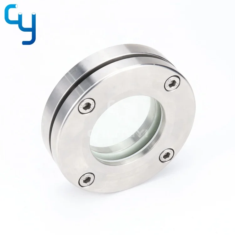 Factory price sanitary stainless steel flanged sight glass for tank and vessel