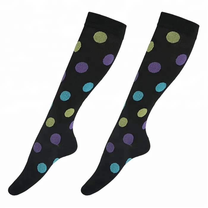 Изготовленные на заказ Нейлоновые Спортивные Компрессионные носки