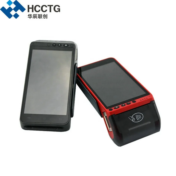 EMV уникальный платежный терминал Ручной стандарт Android Мобильный терминал для оплаты со встроенным термальным принтером HCC-Z100