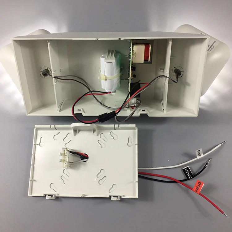 BEST sell rechargeable battery backup dual heads led emergency light with CE CB U L listed