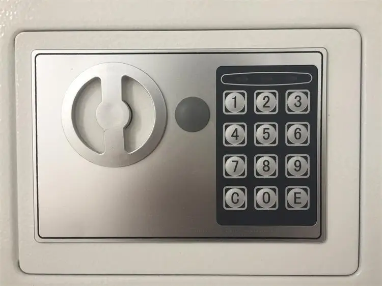 Small Strong Metal Locker Mini Security Safe Money Box