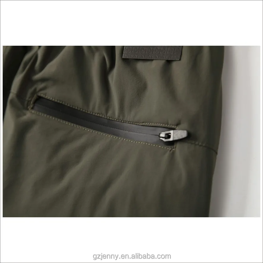 OEM оптовая продажа, Мужские штаны для бега на заказ, спортивные штаны на молнии с карманами и кулиской, мужские черные брюки